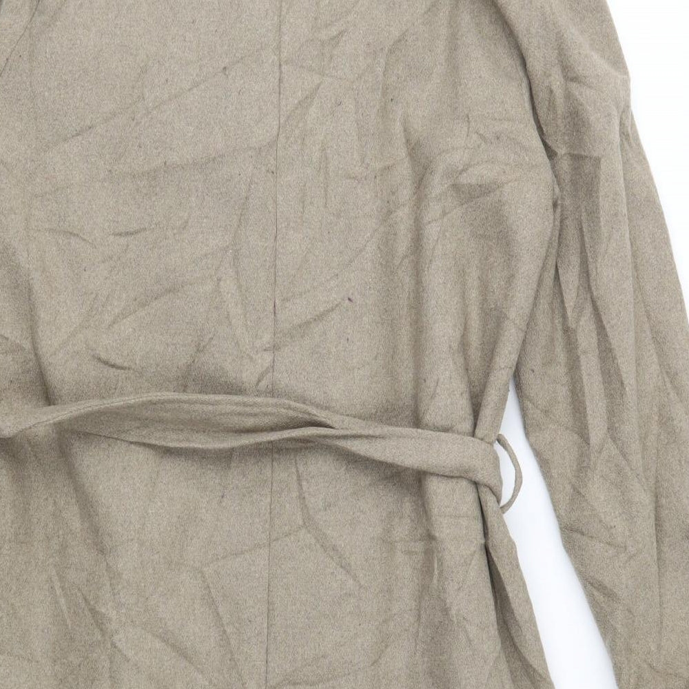 Soon Womens Brown   Overcoat Coat Size 18