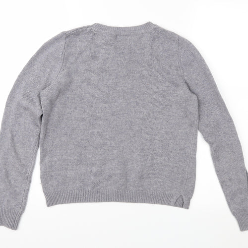 Topshop Womens Grey   Pullover Jumper Size 6