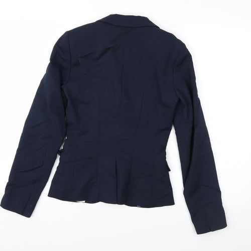 H&M Womens Blue   Jacket Suit Jacket Size 4