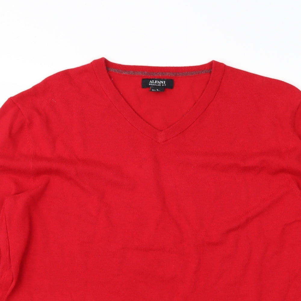 Alfani Mens Red   Pullover Jumper Size S