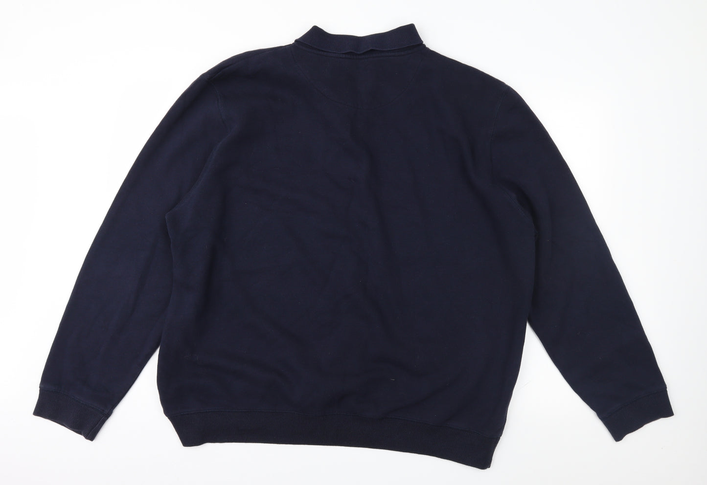 Lincoln Mens Blue   Pullover Sweatshirt Size 2XL