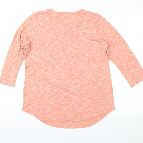 Papaya Womens Orange   Basic T-Shirt Size 16