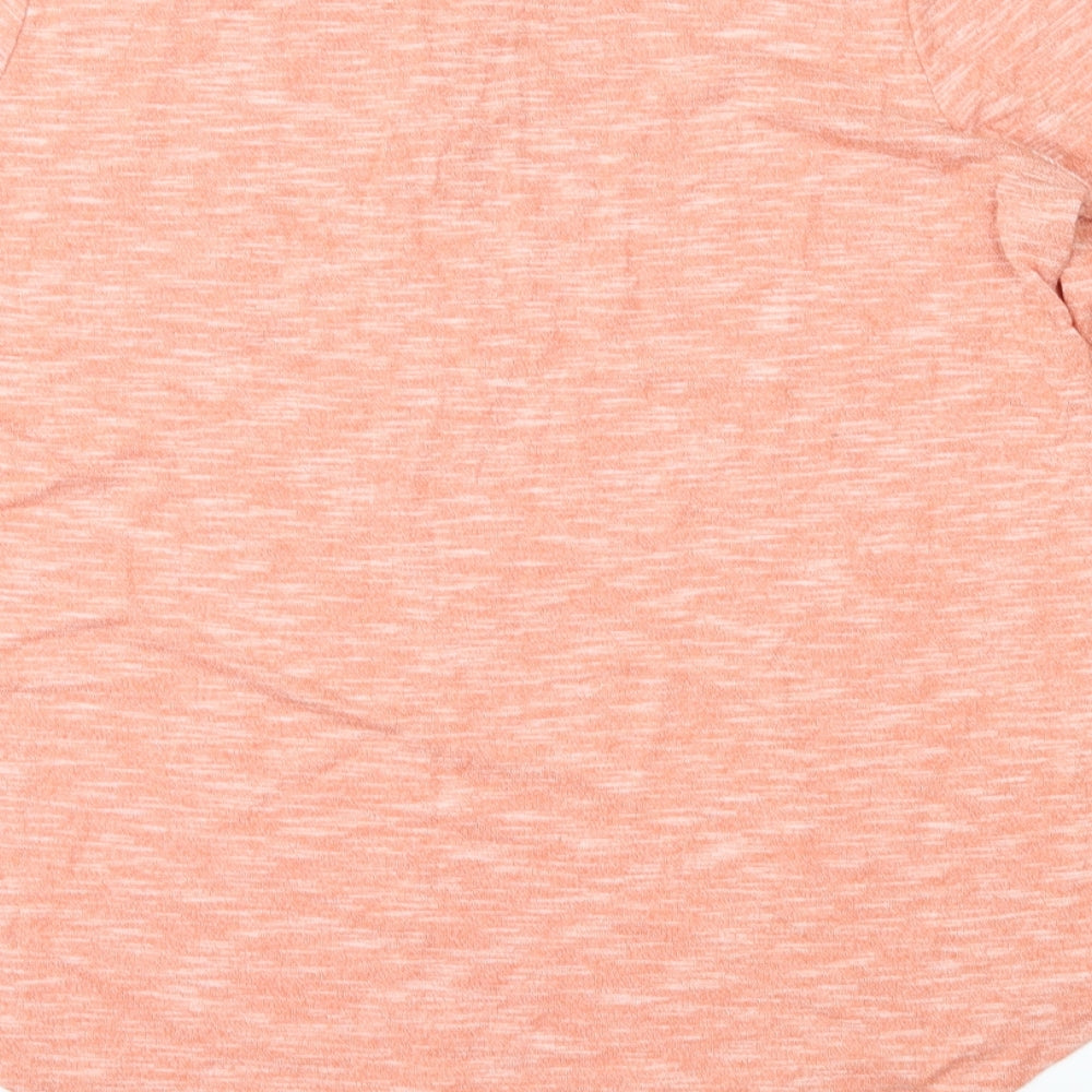 Papaya Womens Orange   Basic T-Shirt Size 16