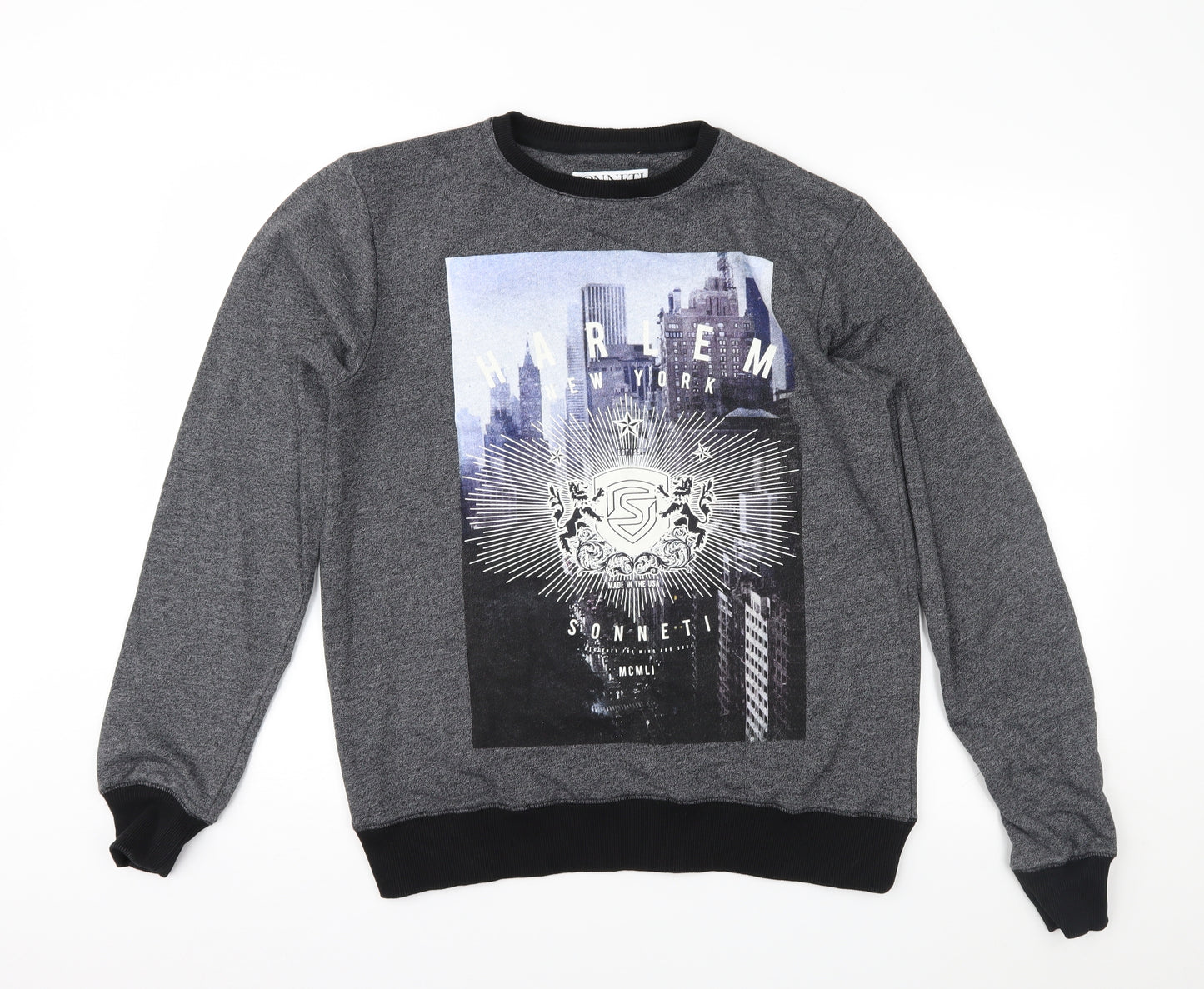 Sonneti Mens Grey   Pullover Sweatshirt Size M