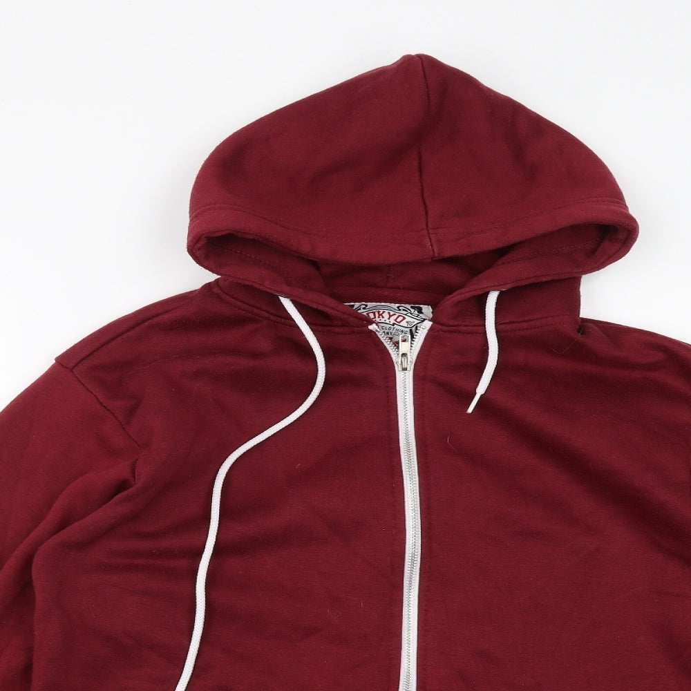 heritage clothing company Mens Purple   Full Zip Hoodie Size M