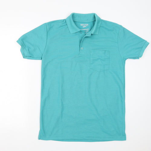 north play Mens Green    Polo Size M