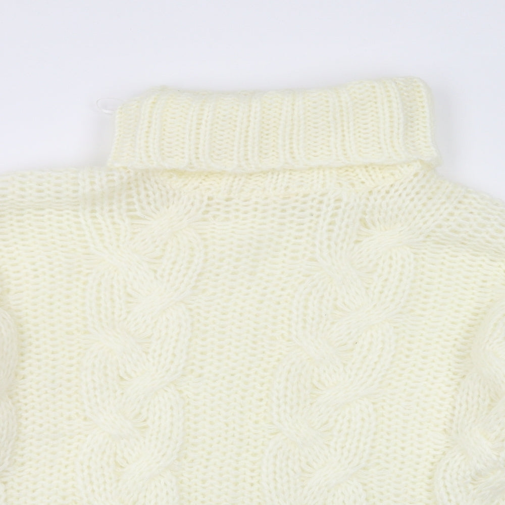 Missguided Womens Yellow   Pullover Jumper Size 6
