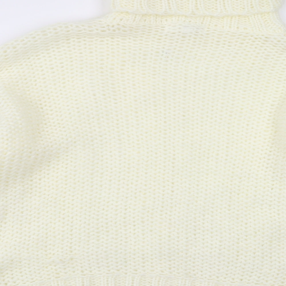 Missguided Womens Yellow   Pullover Jumper Size 6