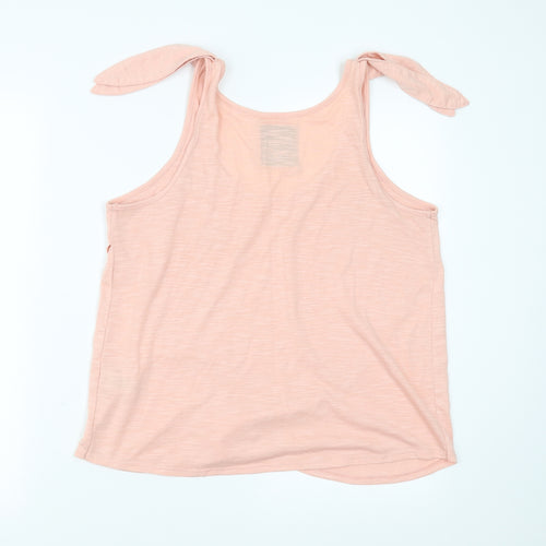 Snuggle Dream sleep Womens Pink Solid  Top Pyjama Top Size M  - butterflies