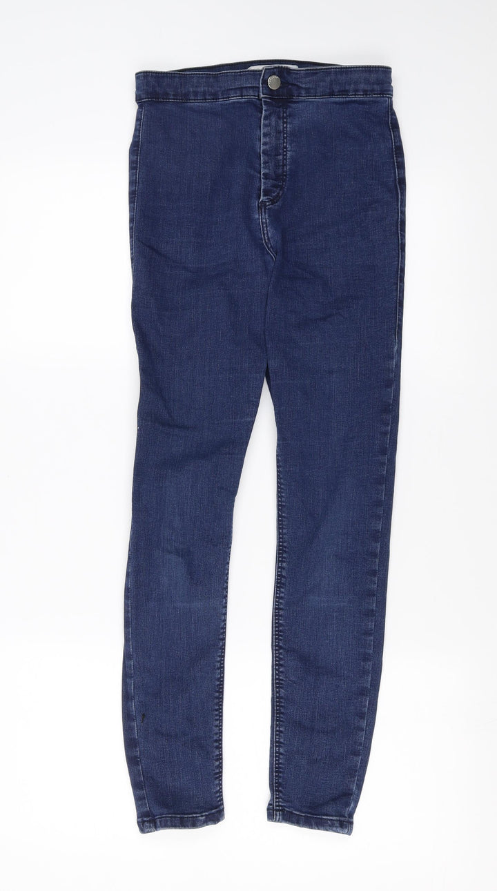 Topshop Womens Blue Denim Skinny Jeans Size 26 in L26 in