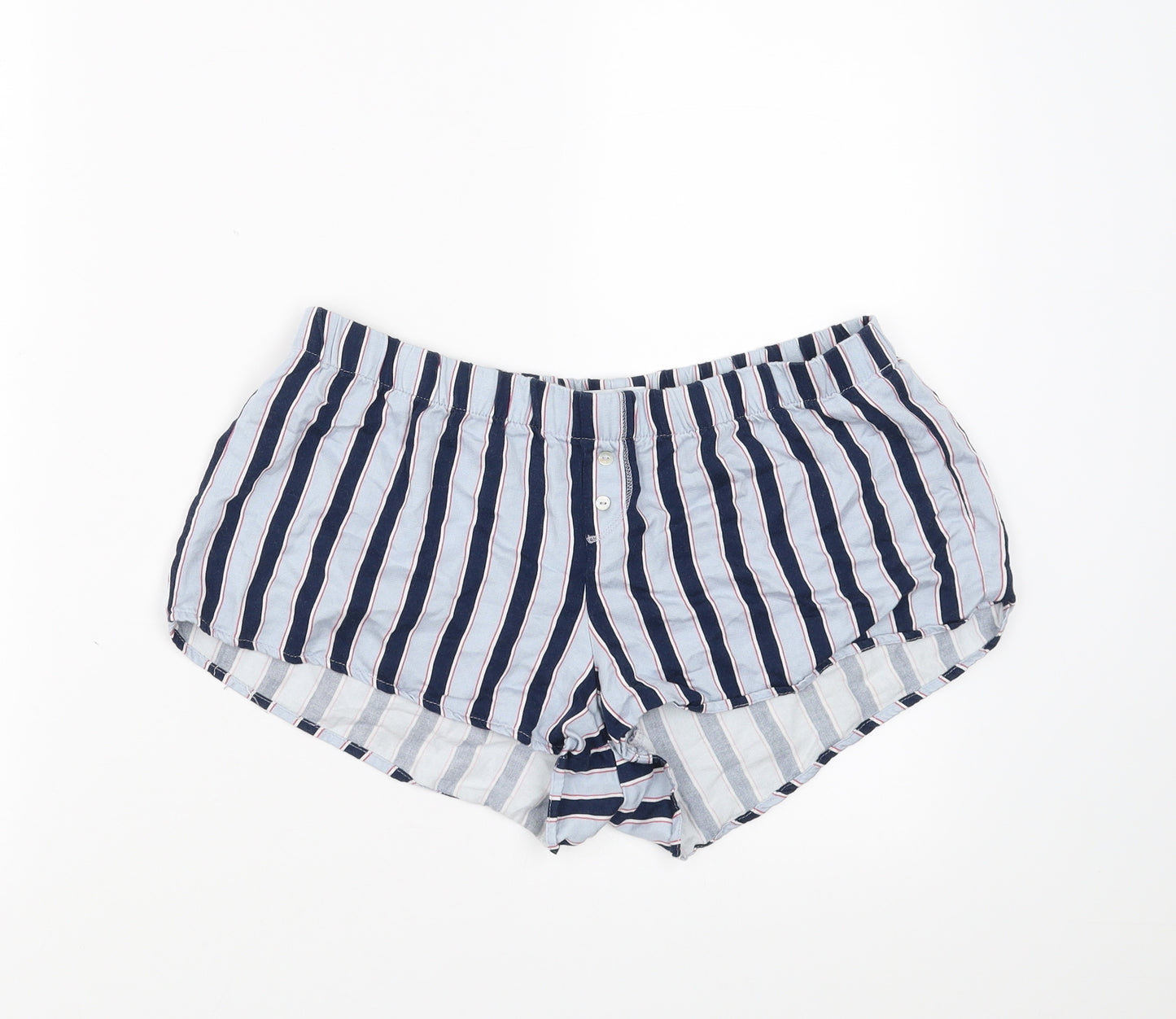 Debenhams Womens Blue Striped   Sleep Shorts Size 12