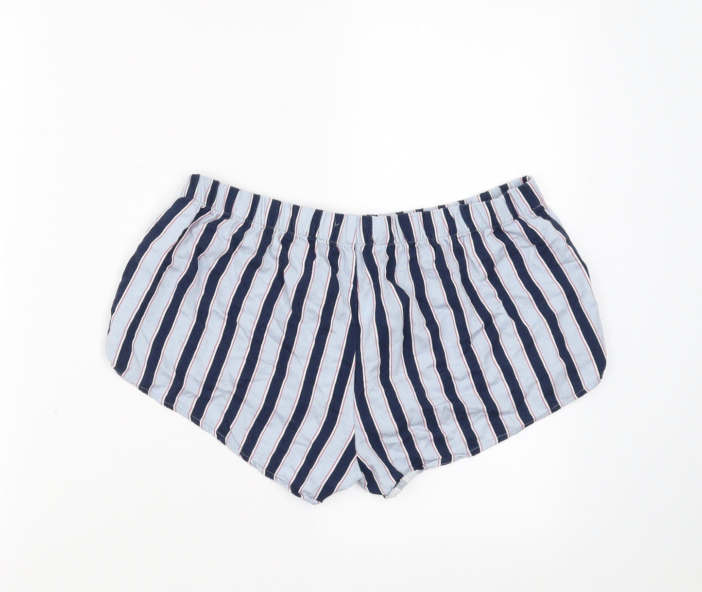 Debenhams Womens Blue Striped   Sleep Shorts Size 12