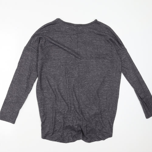 Select Womens Grey   Pullover Jumper Size 10  - tie Front Detail