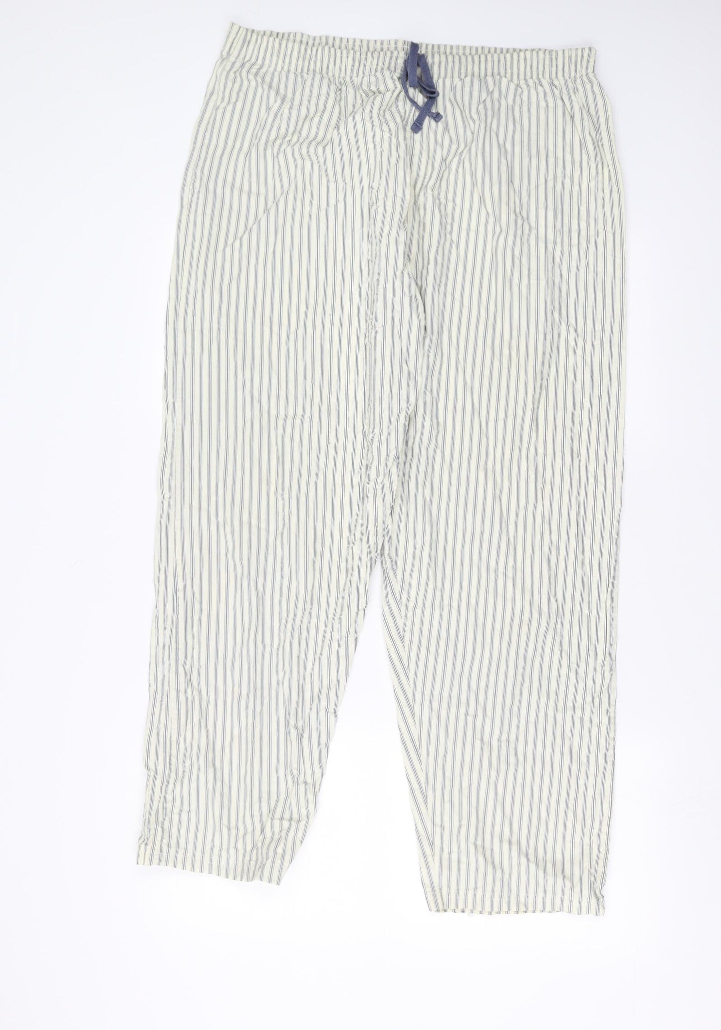 George Mens Yellow Striped   Pyjama Pants Size L