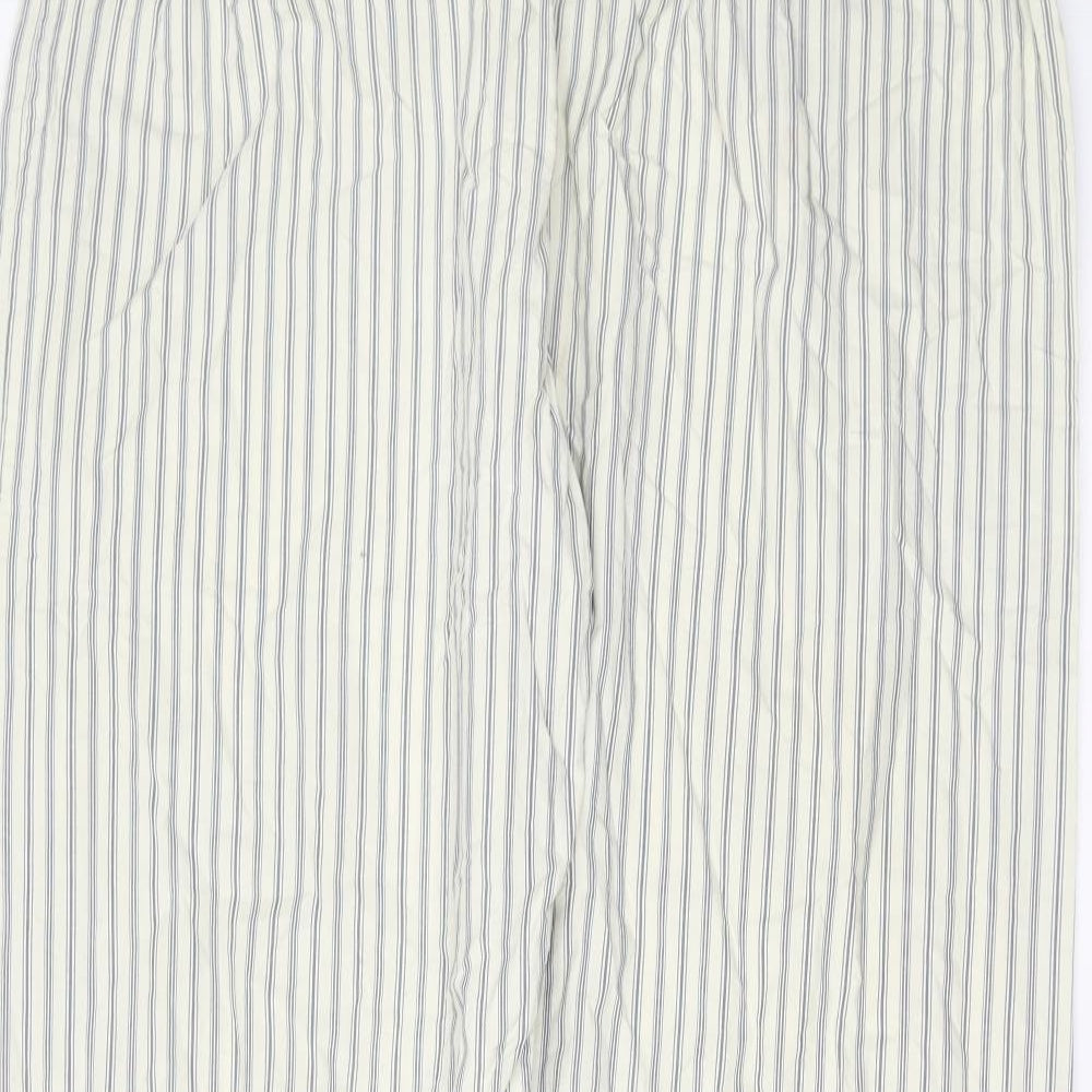 George Mens Yellow Striped   Pyjama Pants Size L