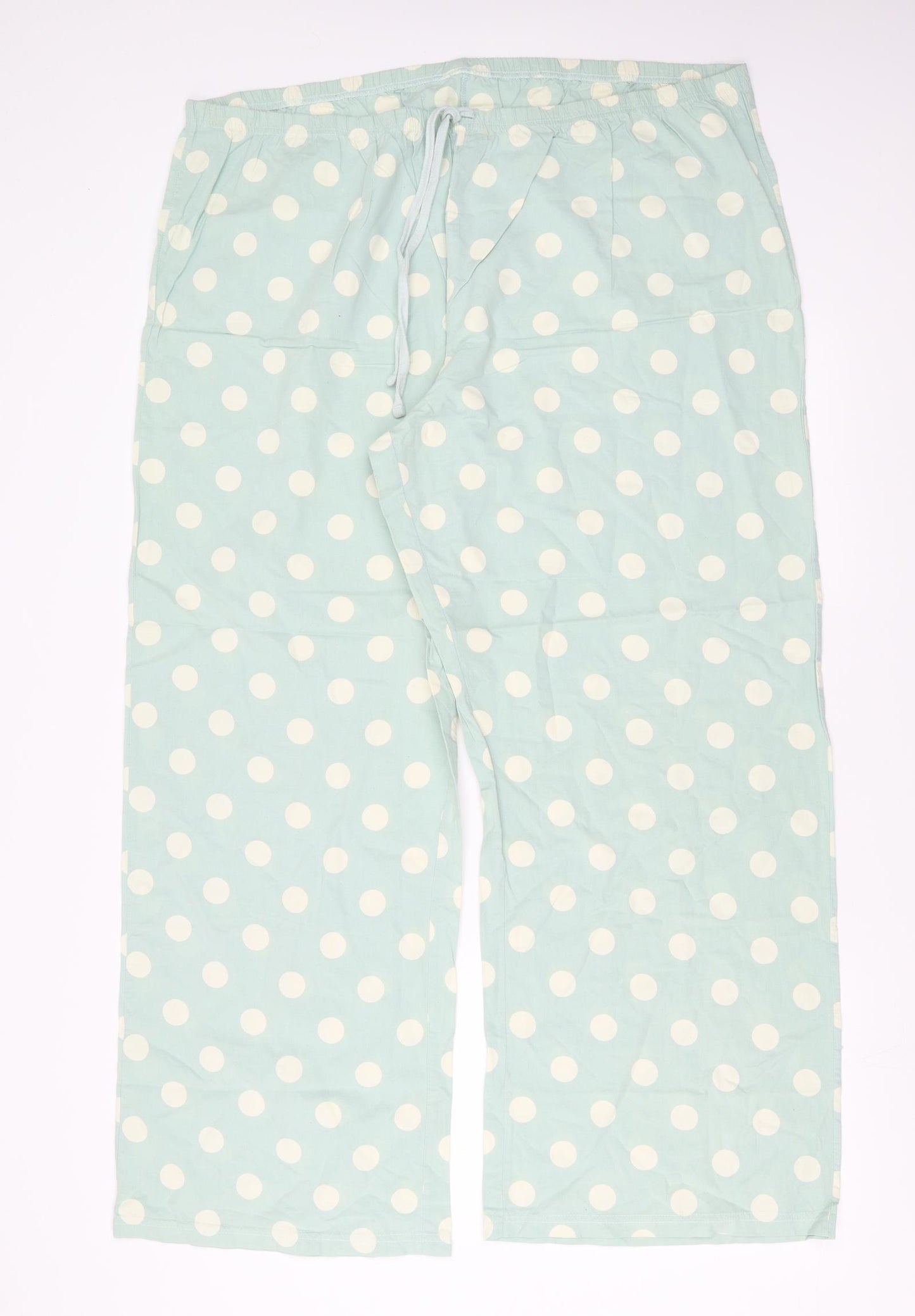 Sainsburys Womens Green Polka Dot   Pyjama Pants Size 22