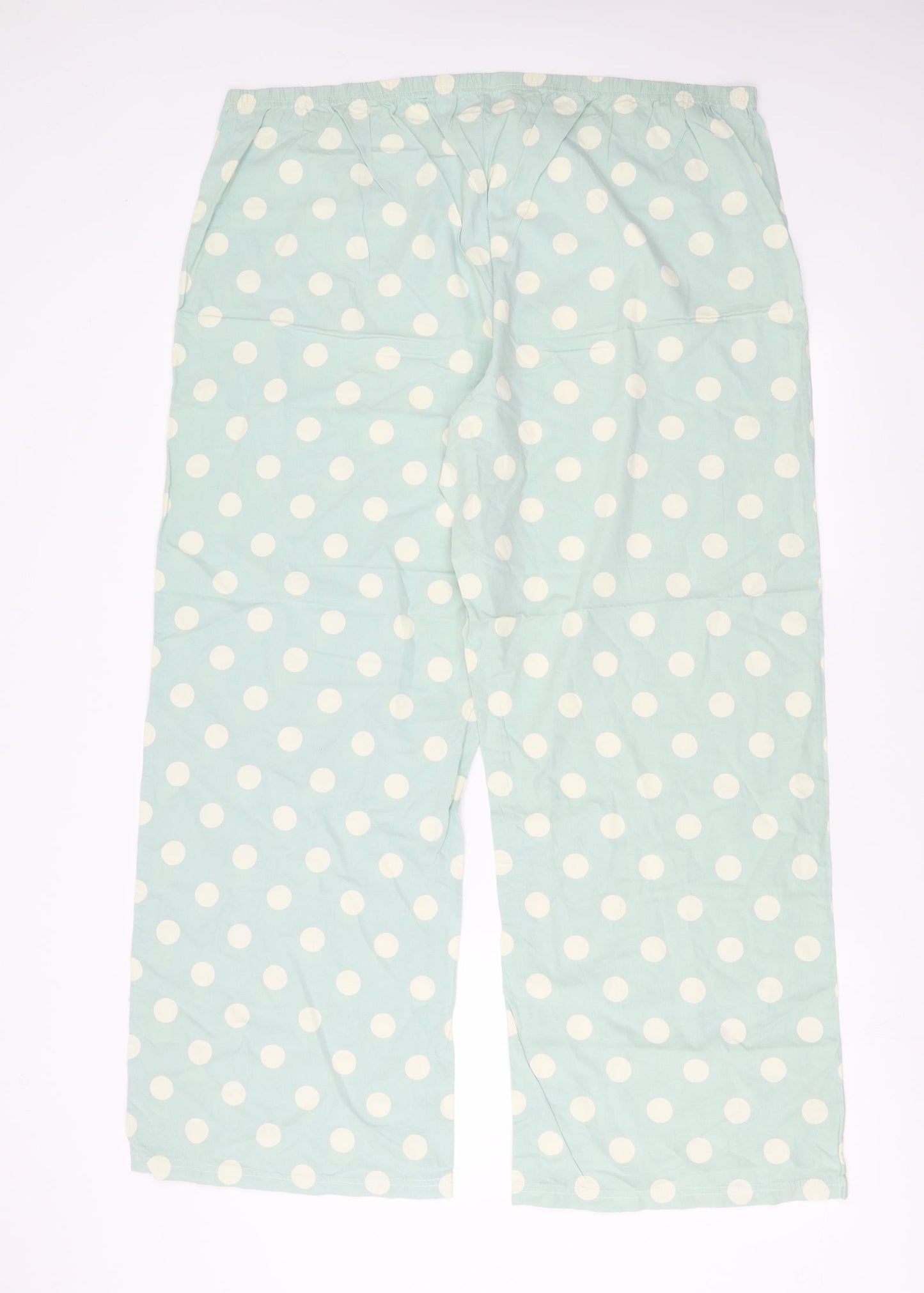 Sainsburys Womens Green Polka Dot   Pyjama Pants Size 22