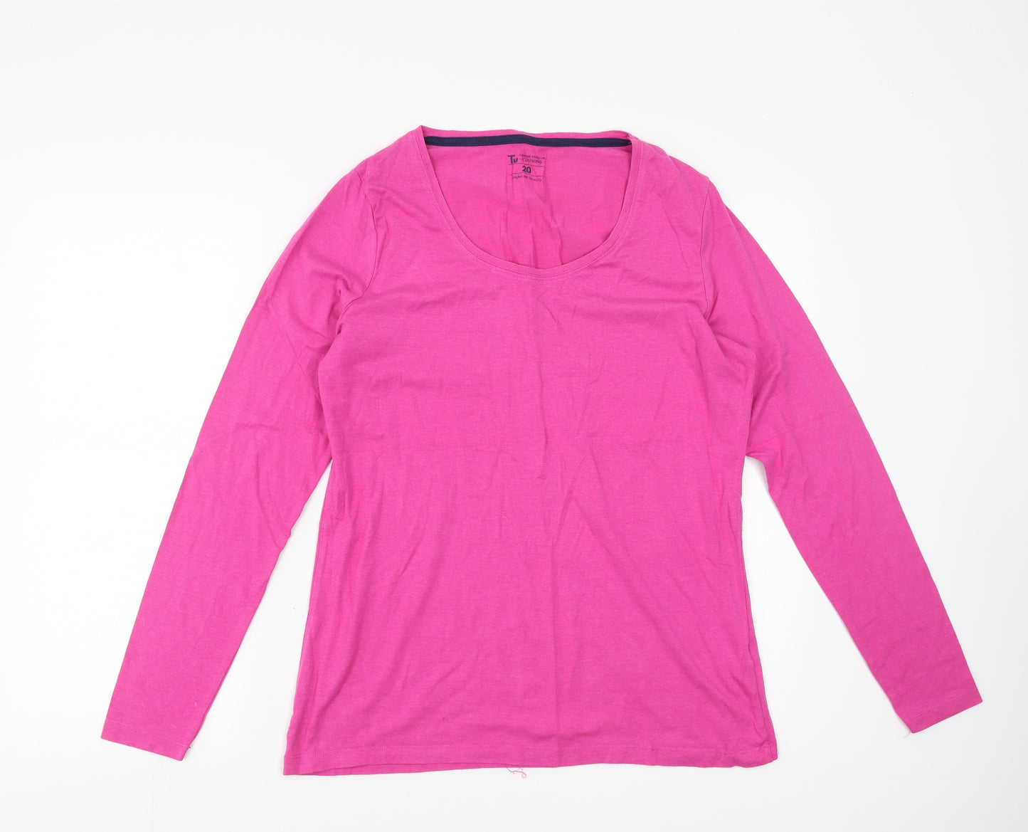 Sainsburys Womens Pink   Basic T-Shirt Size 20