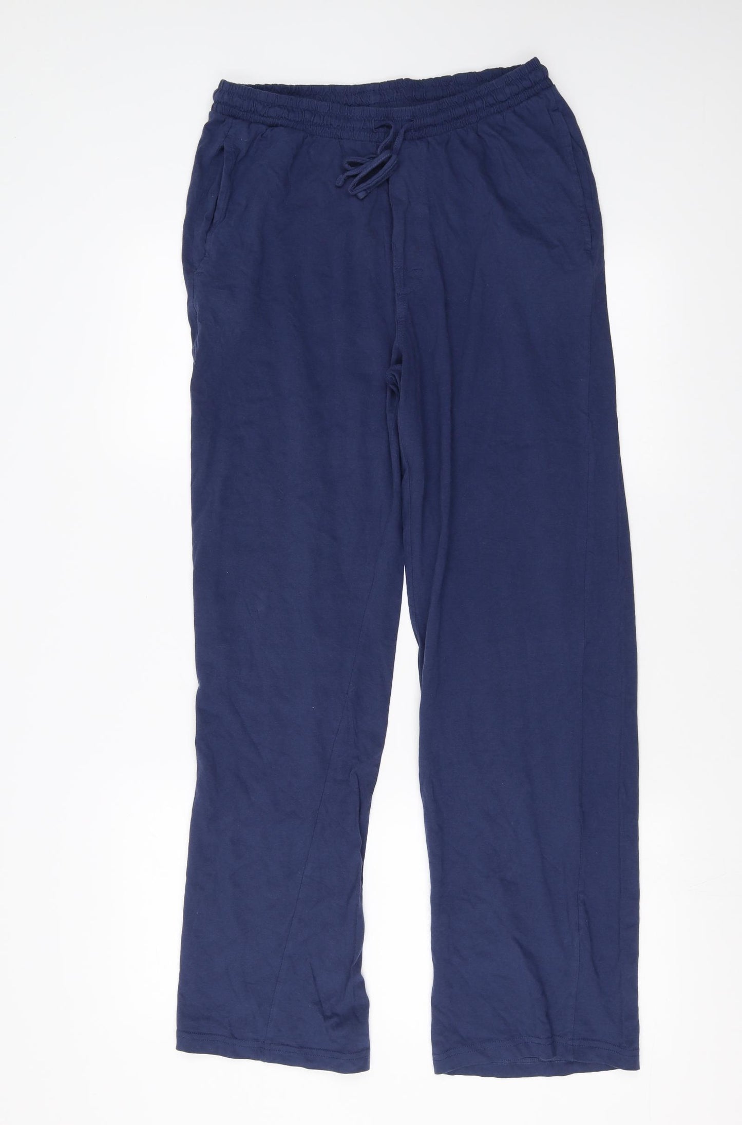 Matalan Mens Blue Solid   Pyjama Pants Size M
