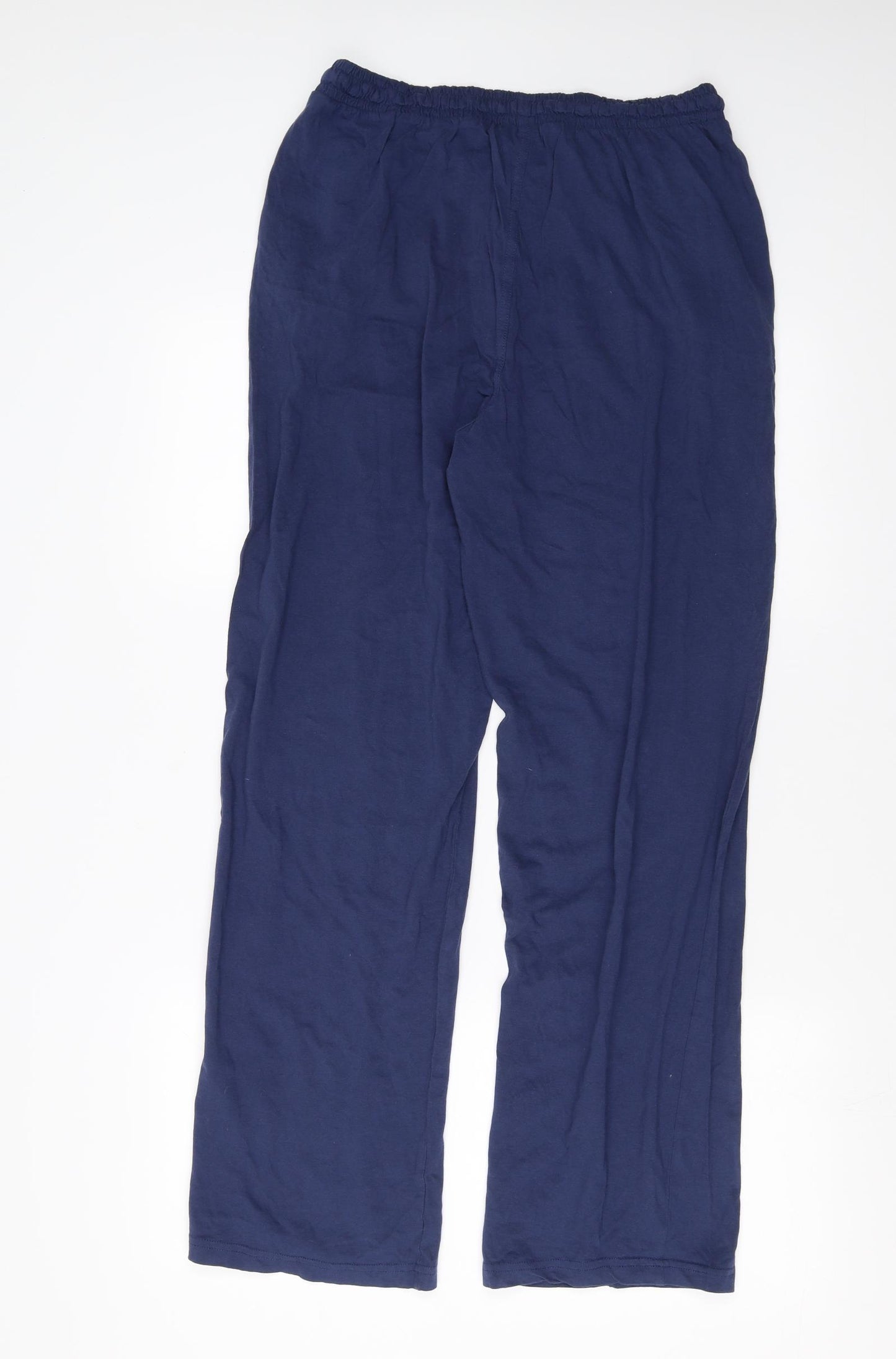 Matalan Mens Blue Solid   Pyjama Pants Size M