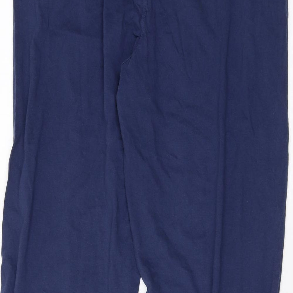 Matalan Mens Blue Solid   Pyjama Pants Size M