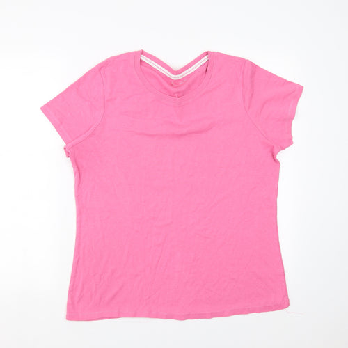 Sainsburys Womens Pink   Basic T-Shirt Size 20