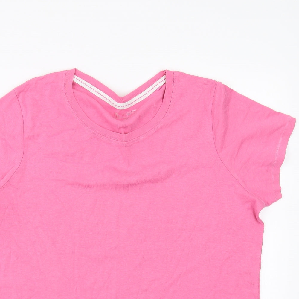 Sainsburys Womens Pink   Basic T-Shirt Size 20