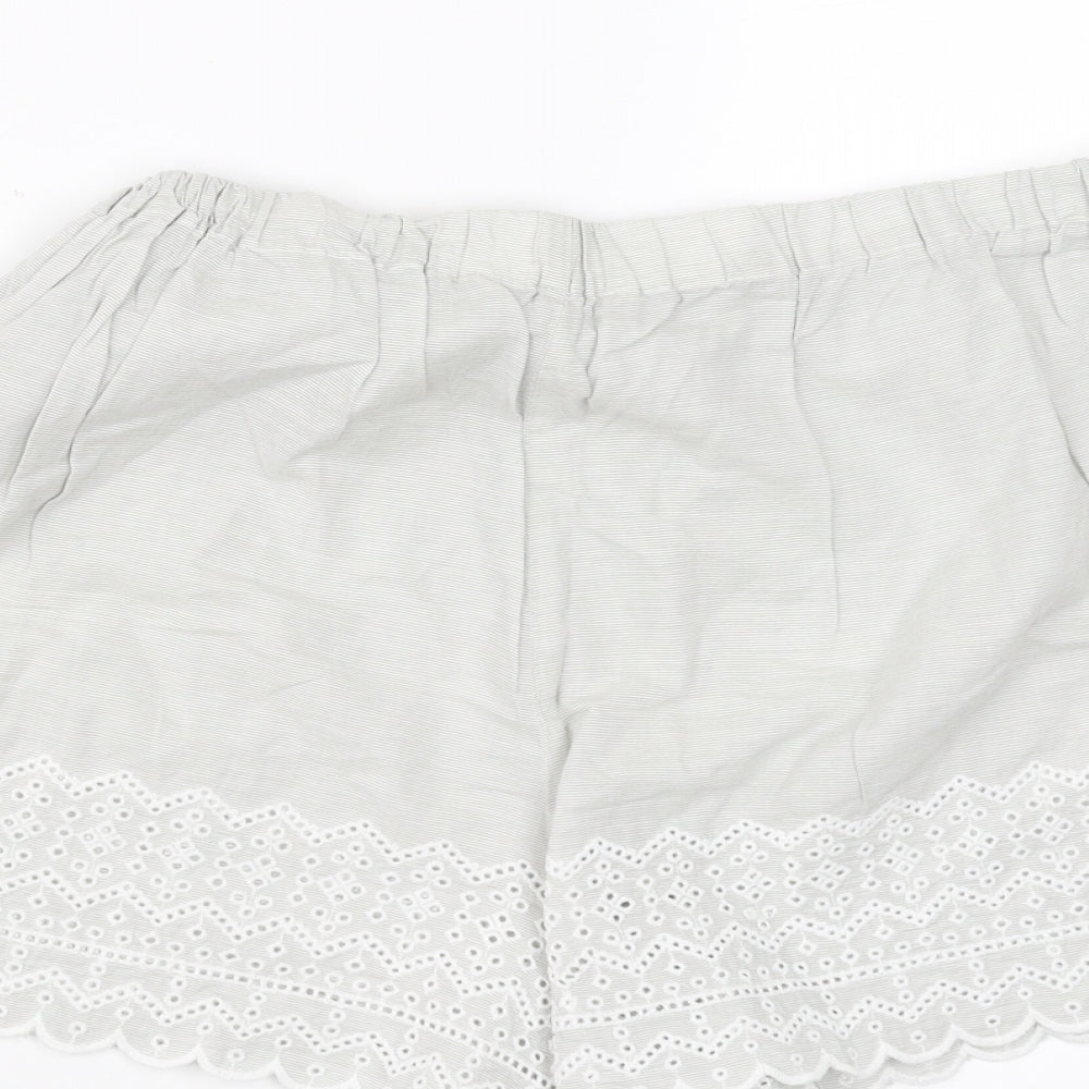 Sainsburys Womens Grey    Sleep Shorts Size 16  - crochet detail