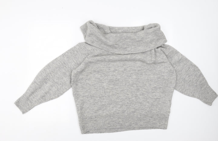 H&M Womens Grey   Pullover Jumper Size S