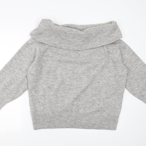 H&M Womens Grey   Pullover Jumper Size S