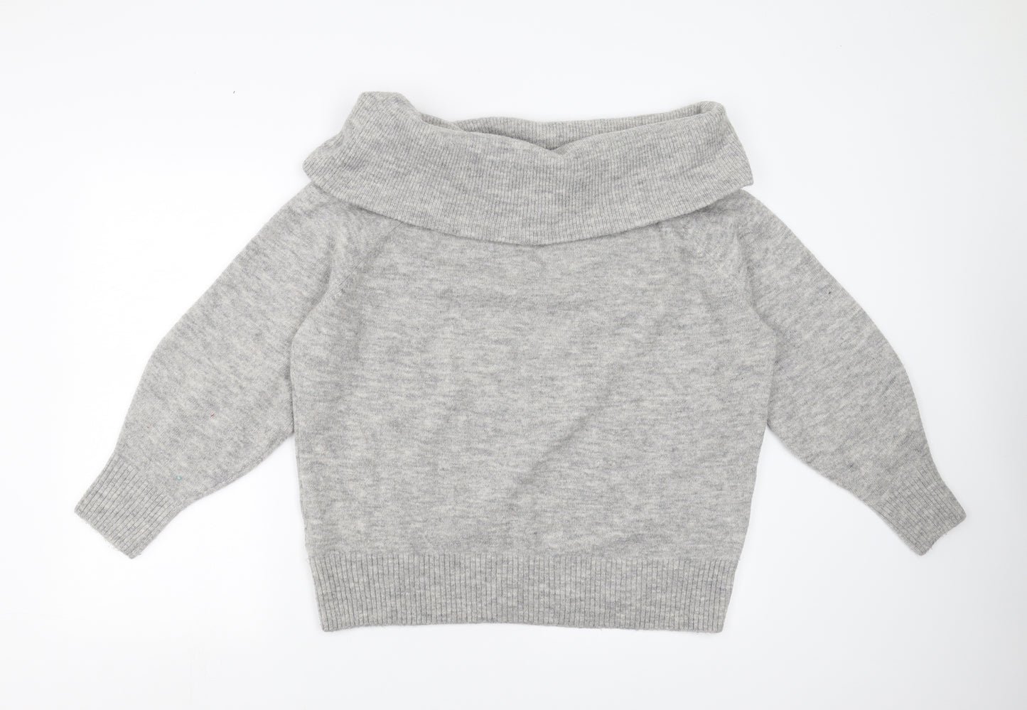 H&M Womens Grey   Pullover Jumper Size S