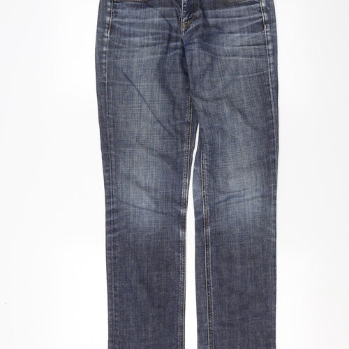 Matchstick Womens Blue  Denim Straight Jeans Size 27 in L29 in