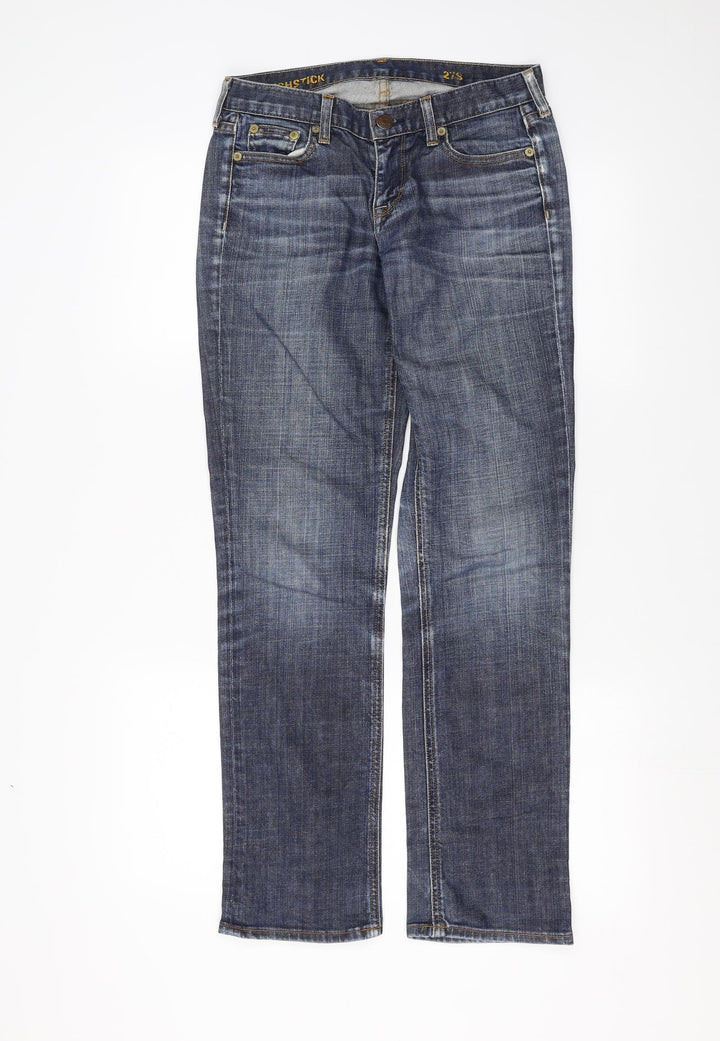 Matchstick Womens Blue Denim Straight Jeans Size 27 in L29 in