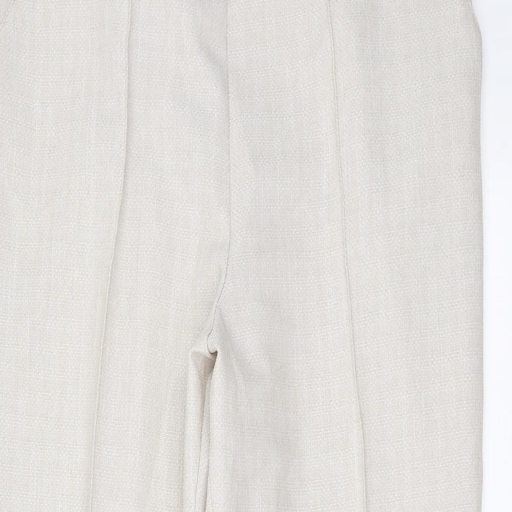 Marks and Spencer Womens Beige   Trousers  Size 16 L27 in
