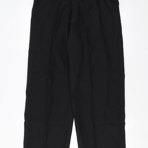 Preworn Womens Black   Trousers  Size 16 L29 in