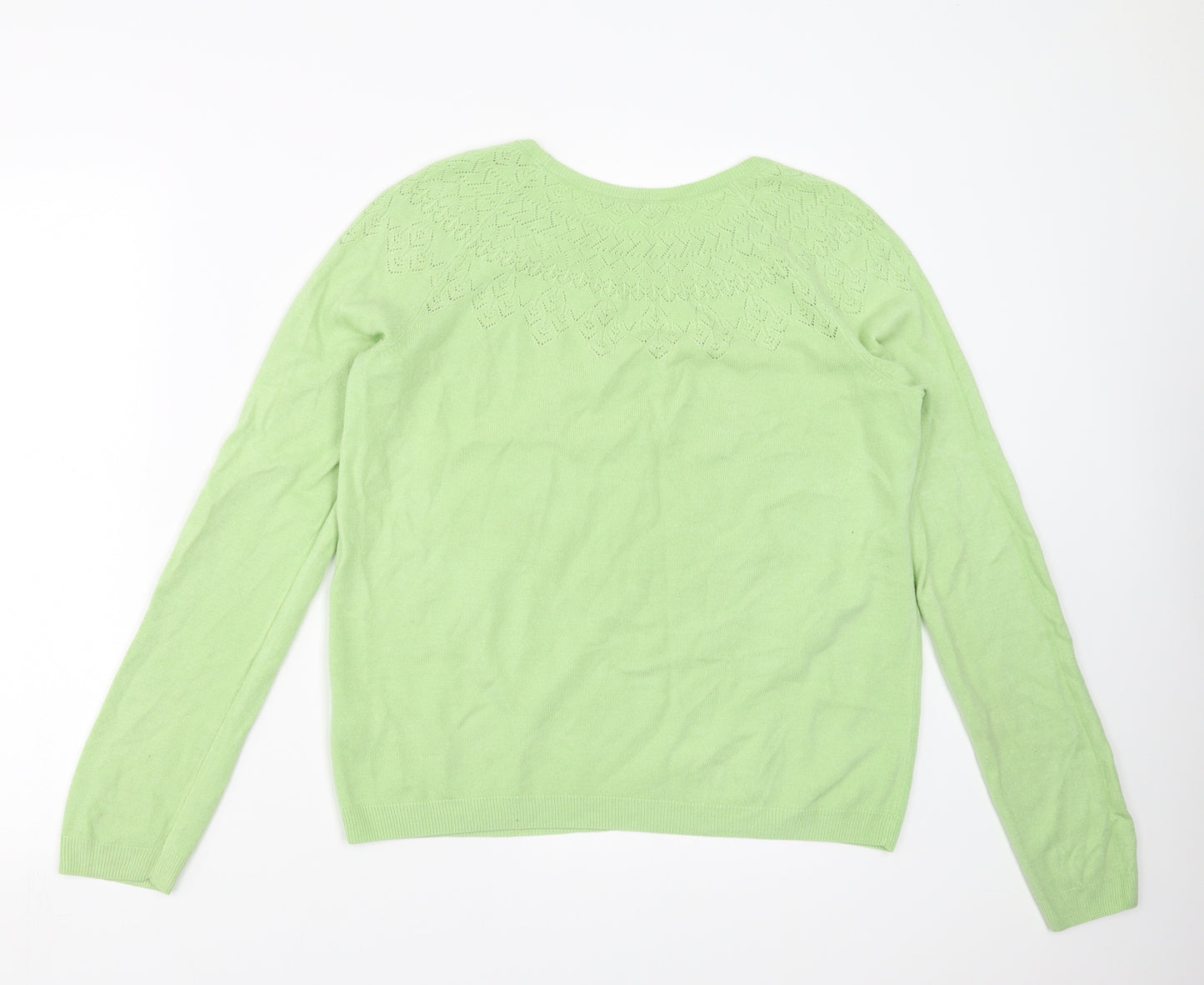 Sainsburys Womens Green   Pullover Jumper Size 12