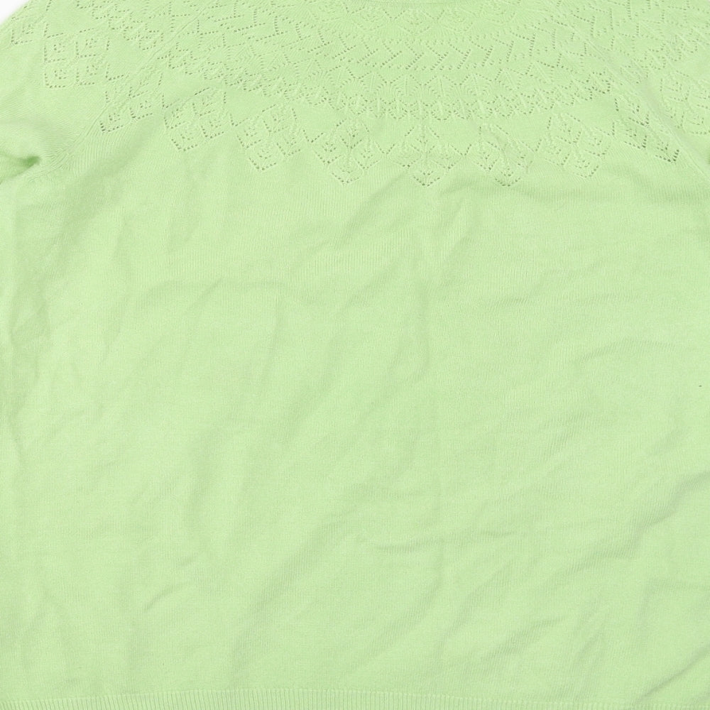 Sainsburys Womens Green   Pullover Jumper Size 12