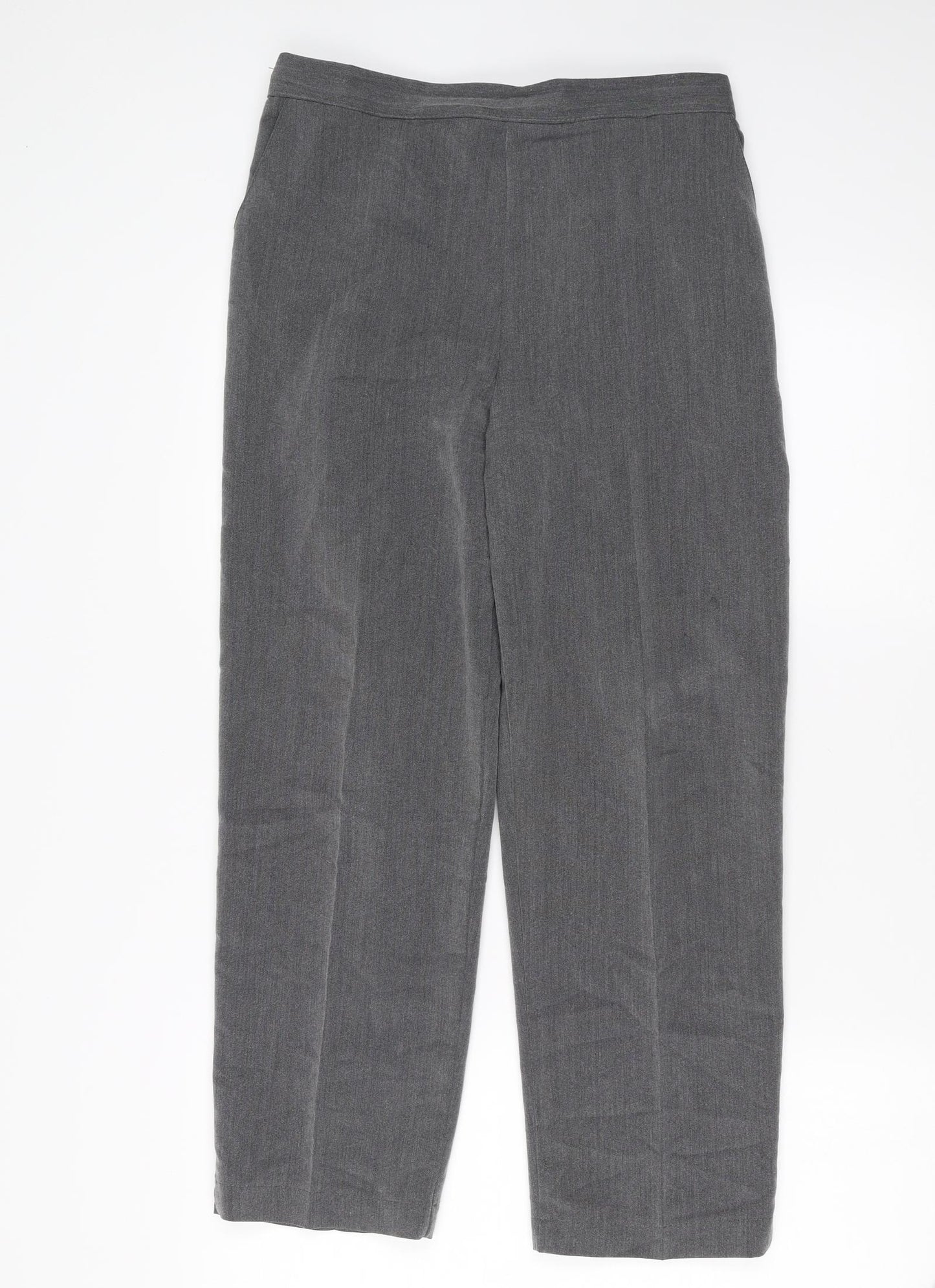Preworn Womens Grey   Trousers  Size 14 L24 in