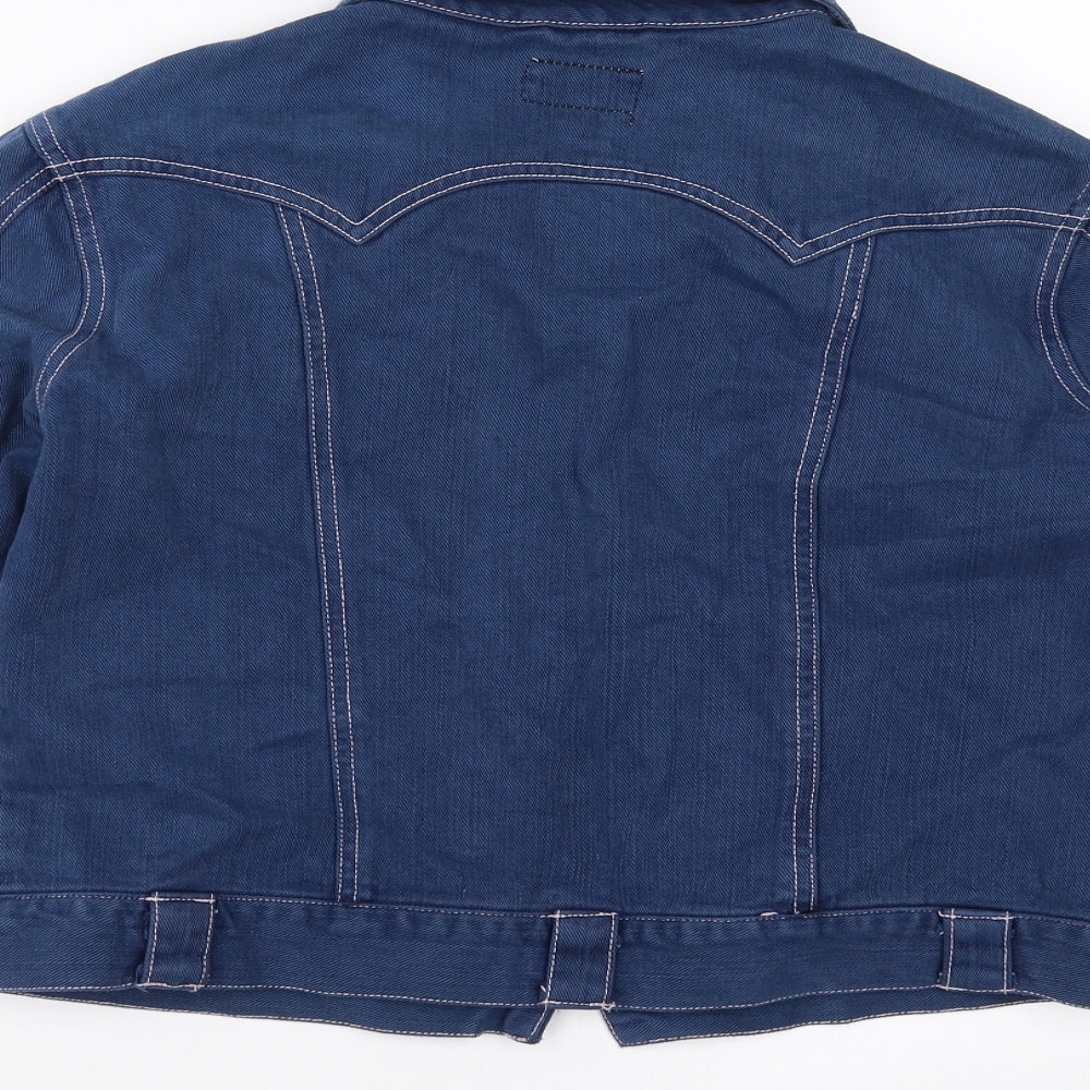 lime Womens Blue  Denim Jacket  Size 14