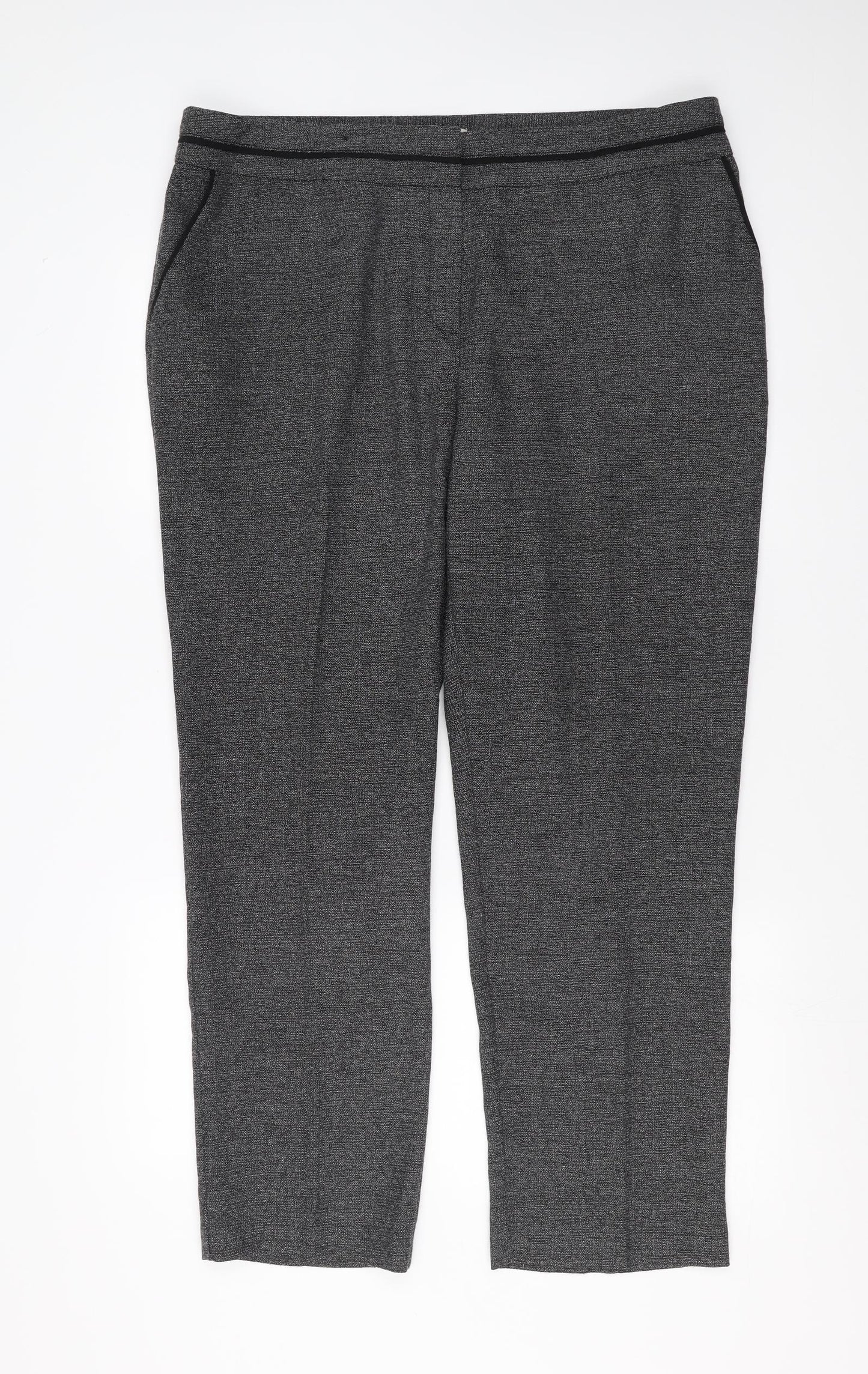George Womens Grey   Trousers  Size 18 L28 in