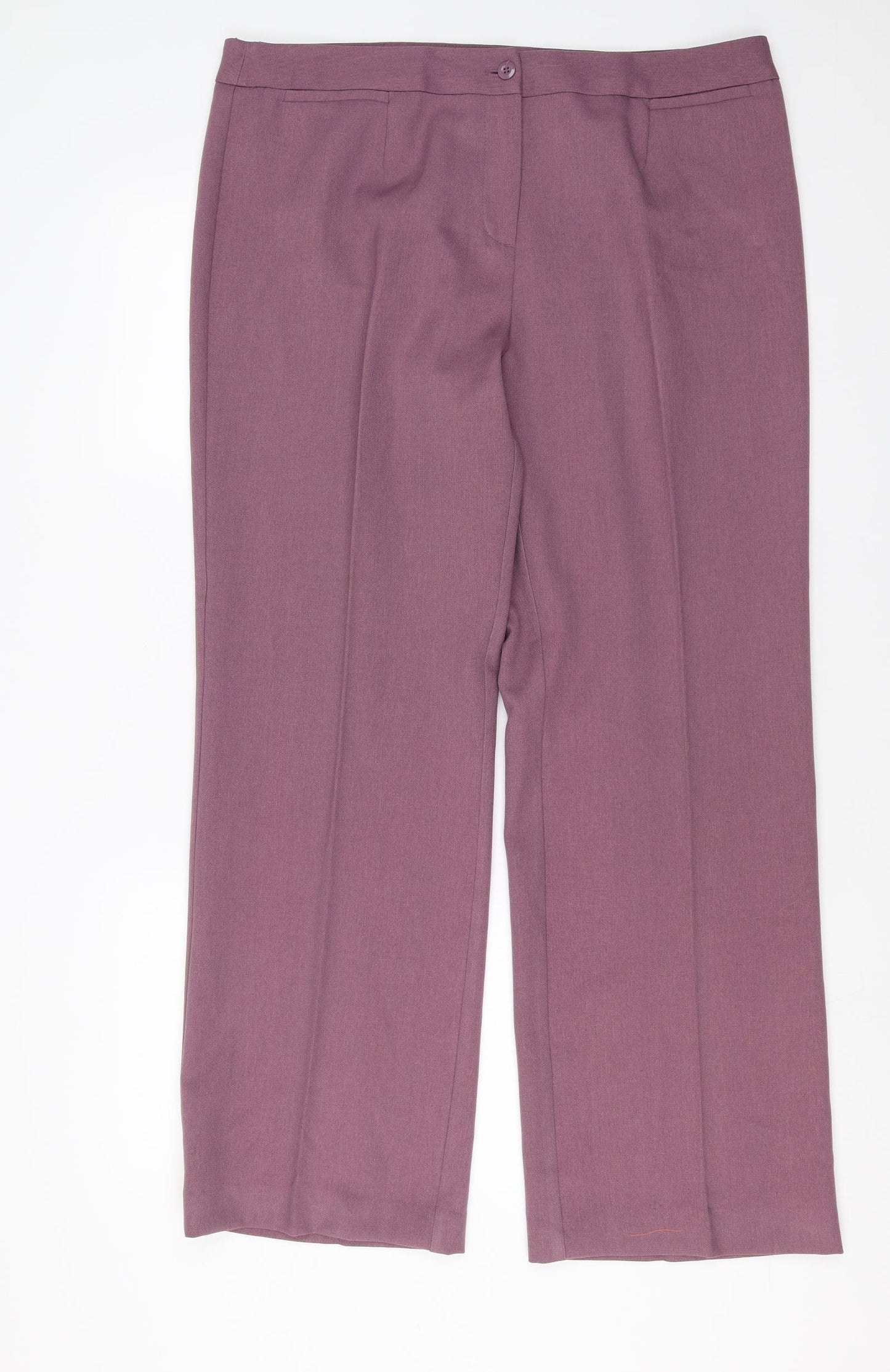 EWM Womens Purple   Trousers  Size 16 L29 in