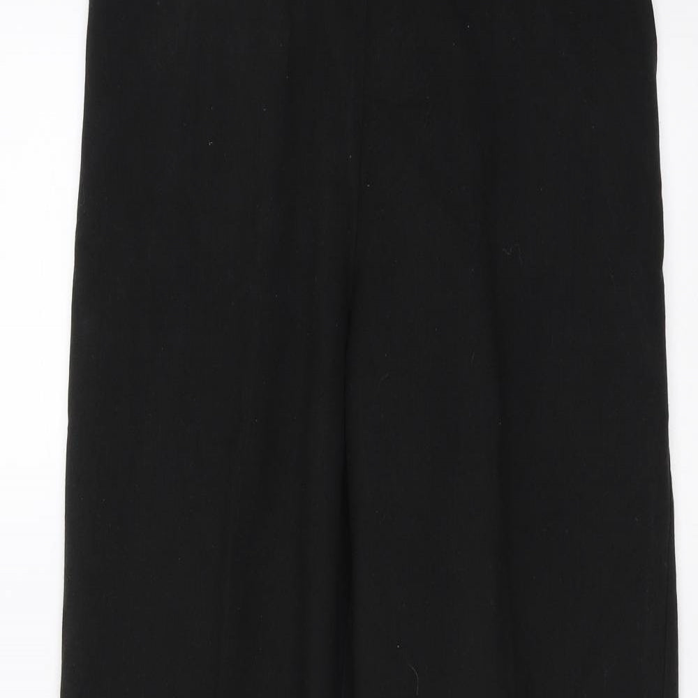 Preworn Womens Black   Trousers  Size 14 L27 in