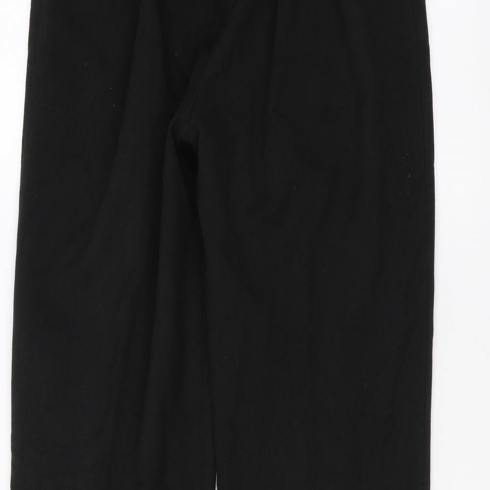 Preworn Womens Black   Trousers  Size 14 L27 in