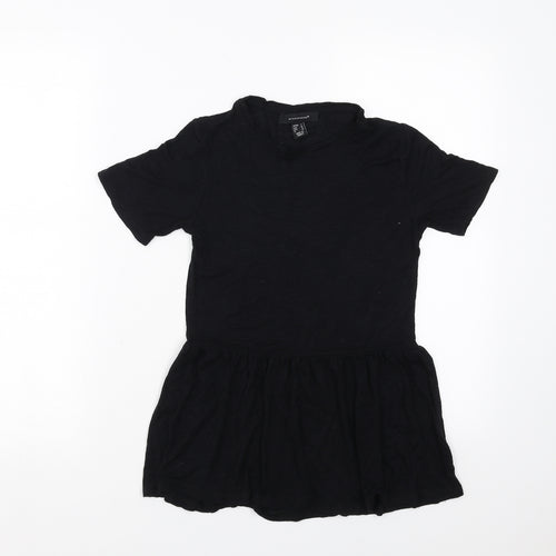 Primark Womens Black   Basic T-Shirt Size 4