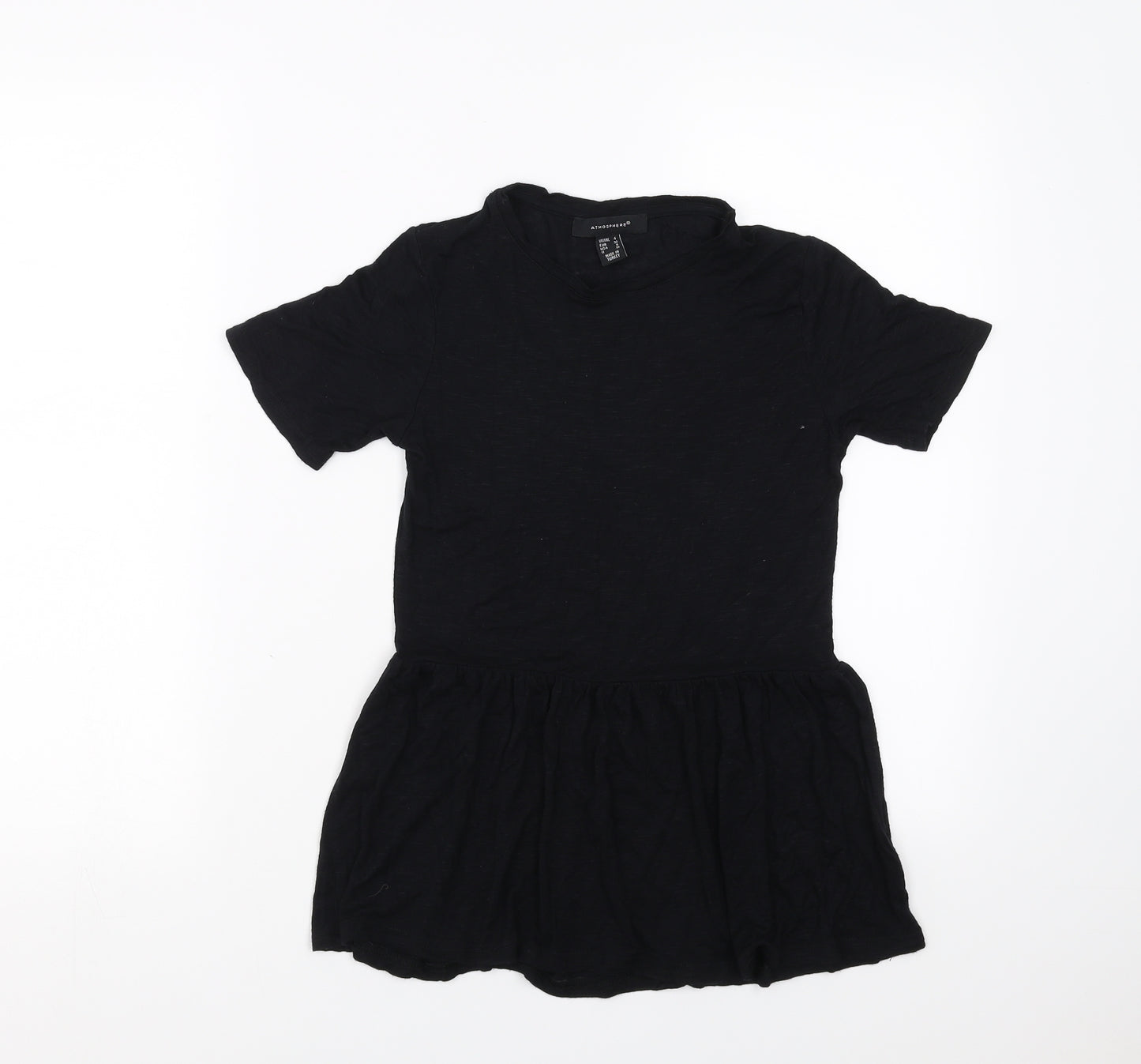 Primark Womens Black   Basic T-Shirt Size 4