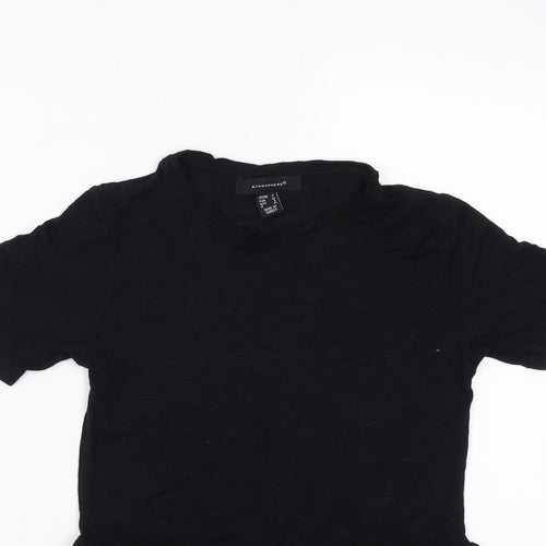Primark Womens Black   Basic T-Shirt Size 4