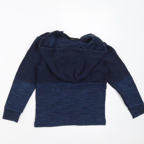 George Boys Blue   Full Zip Hoodie Size 5-6 Years