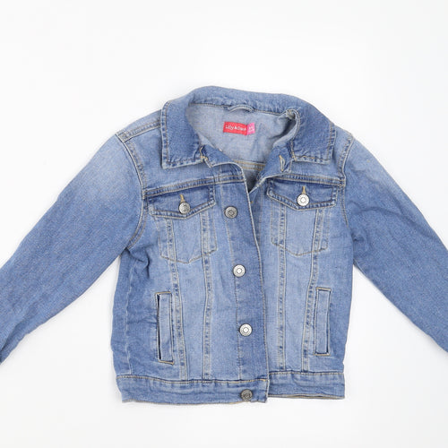 Lily&Dan Girls Blue  Denim Jacket  Size 5-6 Years