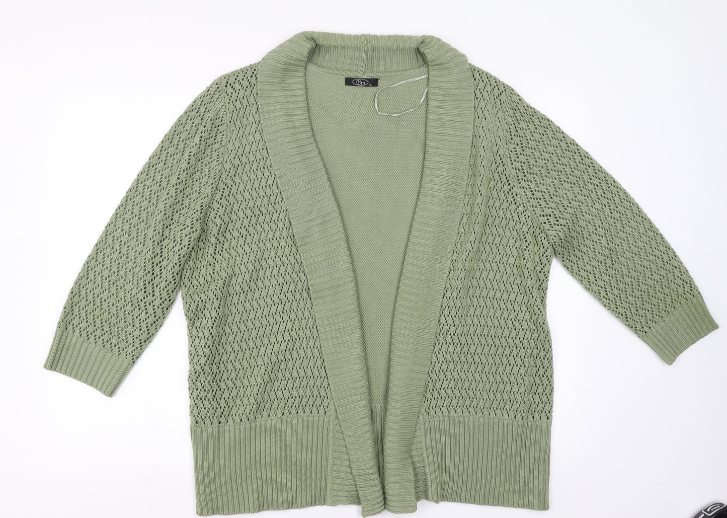 BM collection Womens Green   Cardigan Jumper Size XL
