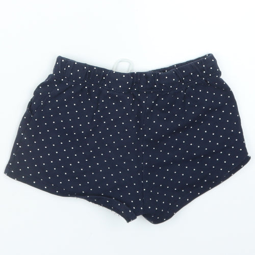 H&M Girls Blue Polka Dot  Boyfriend Shorts Size 6 Years